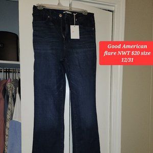 Good American flare jeans